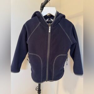 Hanna Andersson Fleece zip up hoodie jacket